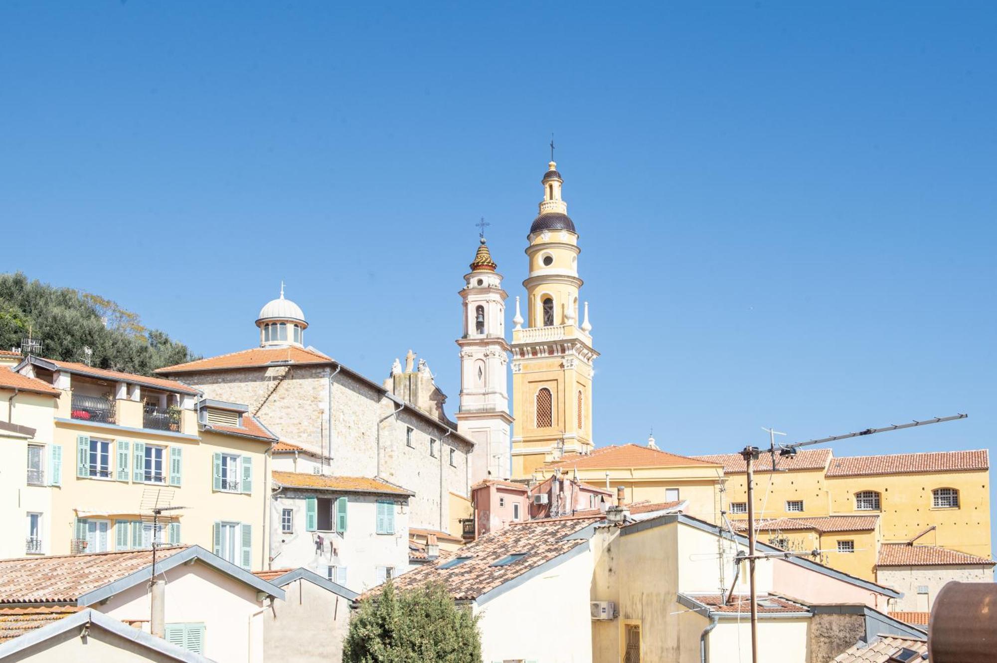 Palm Riviera - Vieille Ville De Menton - Vue Mer ภายนอก รูปภาพ