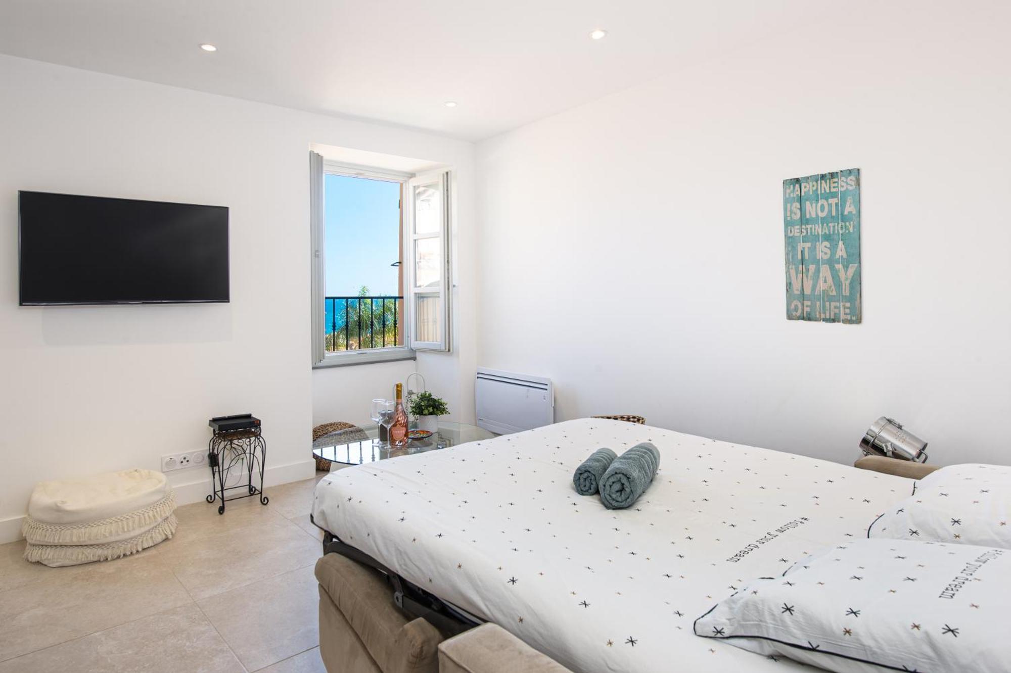 Palm Riviera - Vieille Ville De Menton - Vue Mer ภายนอก รูปภาพ