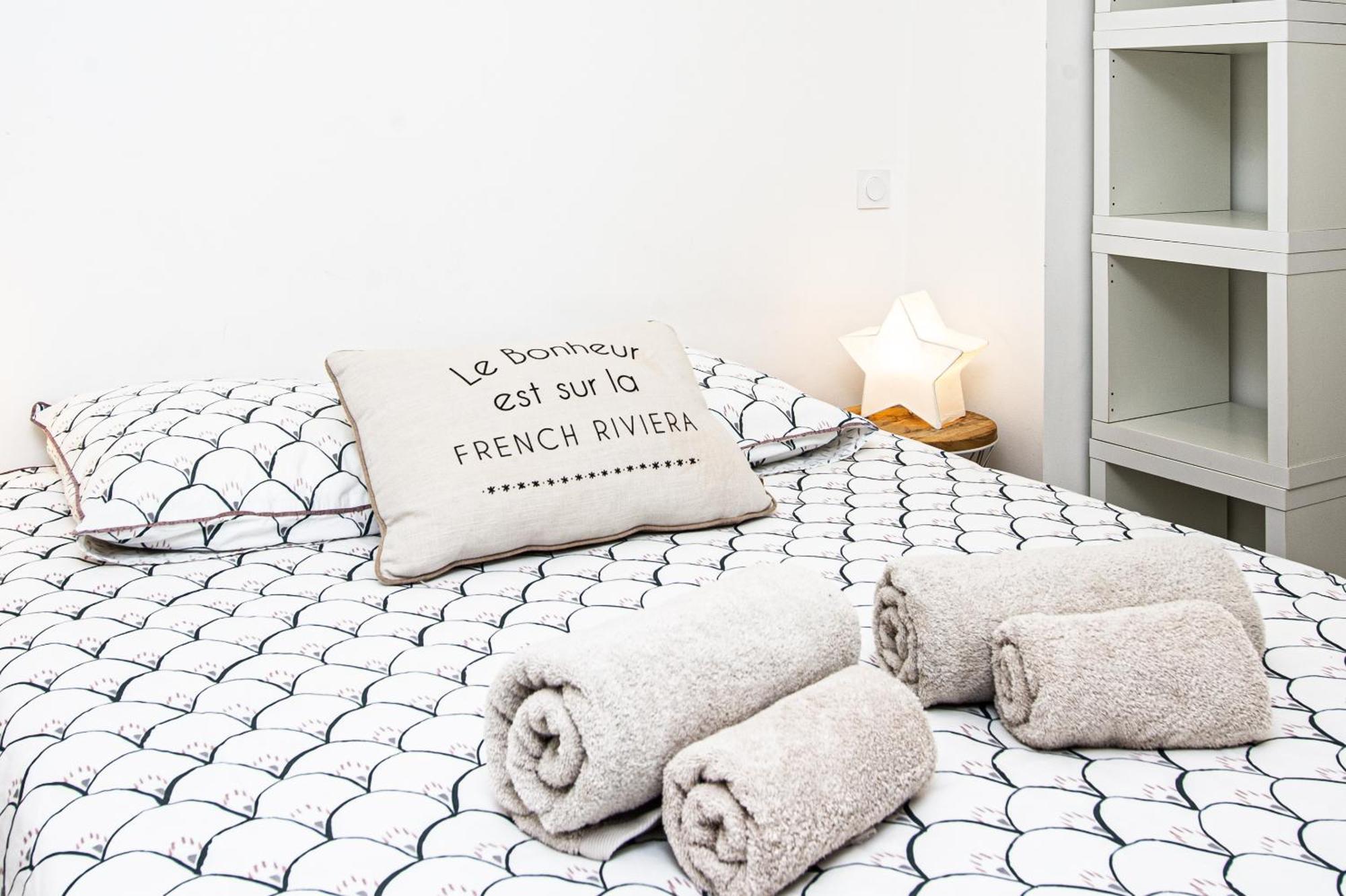 Palm Riviera - Vieille Ville De Menton - Vue Mer ภายนอก รูปภาพ